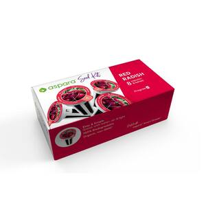 Organic Red Radish 8-Capsule Vegetable Seed Kit