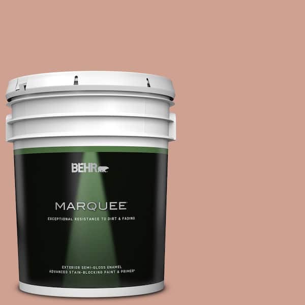 BEHR MARQUEE 5 gal. #S180-4 Shiny Kettle Semi-Gloss Enamel Exterior Paint & Primer