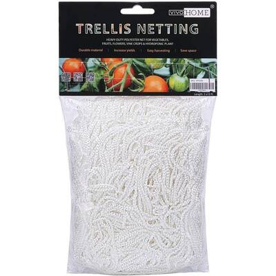 5 ft. x 15 ft. Heavy-Duty Mesh Garden Trellis Netting