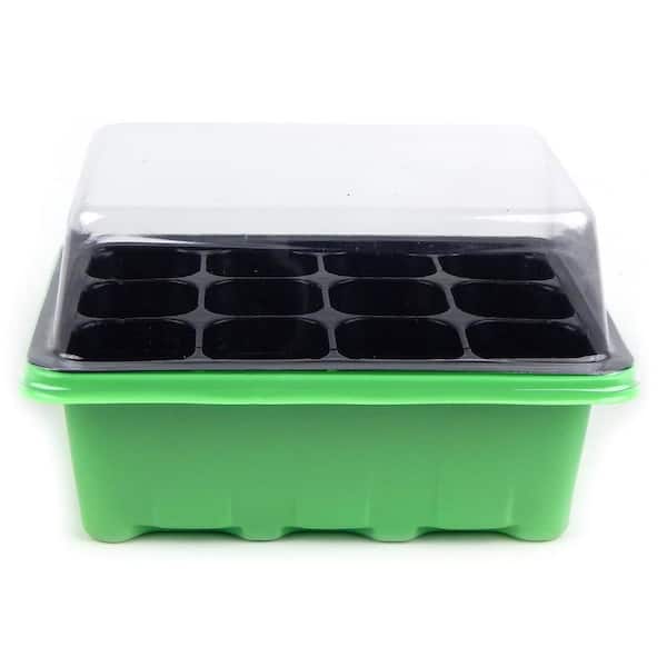 12 Cells Hole Nursery Pots Plant Seed Box Tray Insert Seeding Case