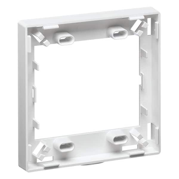 Leviton Multimedia Outlet System (MOS) Fiber Storage-Spacer Ring, White