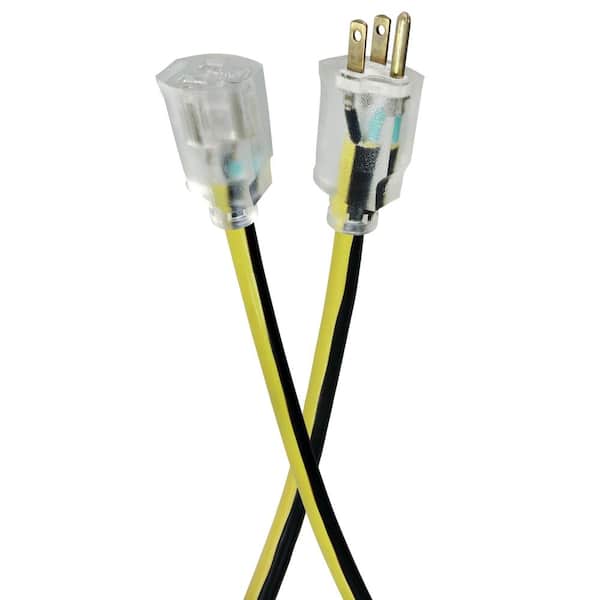 Husky 25 ft. 12/3 Lighted Extension Cord