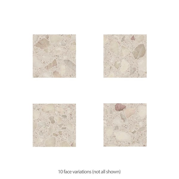 Riviera Taco Beige 2 in. x 2 in. Porcelain Floor and Wall Tile (0.5 sq. ft./Case)