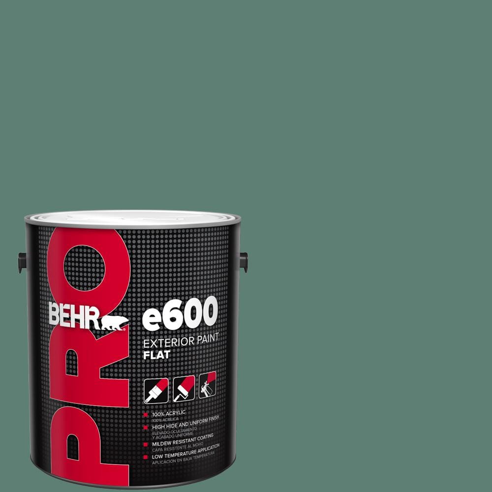 BEHR PRO 1 gal. M4406 Trellis Vine Flat Exterior Paint PR61301 The