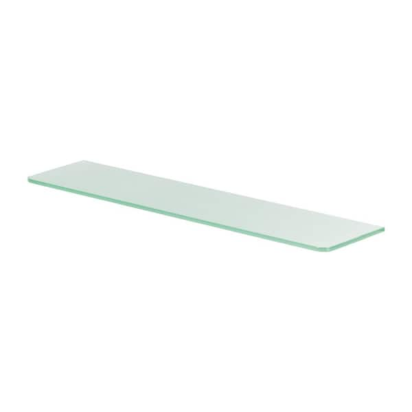 Dolle GLASSLINE 31.5 in. x 5.9 in. x 0.31 in. Frosted Glass Decorative ...