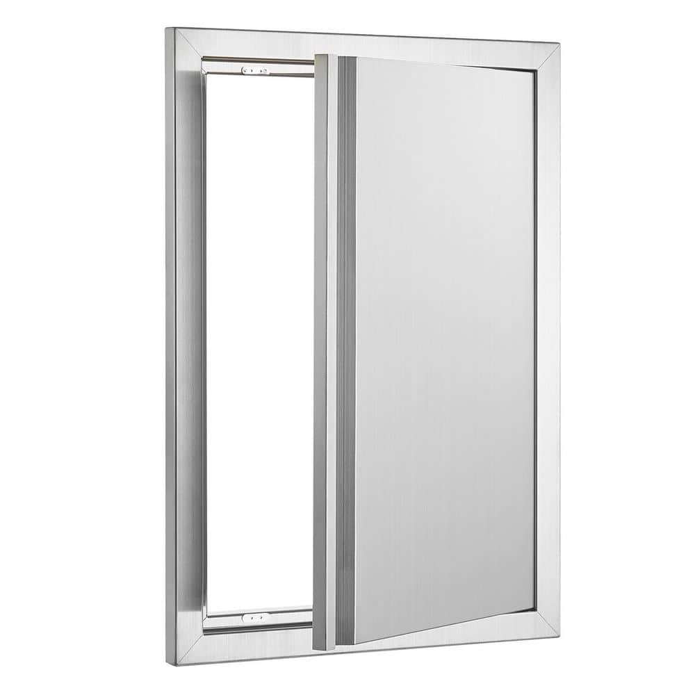 17 in. W x 24 in. H BBQ Access Door Vertical Single BBQ Door Stainless Steel with Recessed Handle Outdoor Kitchen Doors price history on PriceWatchPro