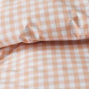 Company Cotton Gingham Yarn-Dyed Cotton Percale Sheet Set