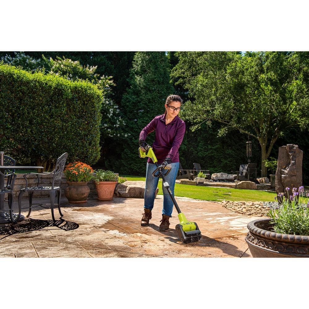 Black Universal Patio Cleaner Brush Attachment