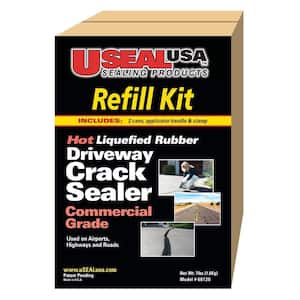 7 lb. Driveway Crack Sealer and Refill Kit