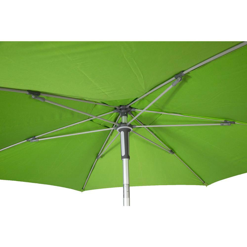 8.5' Lime Aluminum Market Patio Umbrella with Tilt