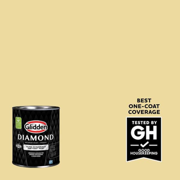 Glidden Diamond 1 qt. PPG1107-4 Demeter Satin Interior Paint with Primer