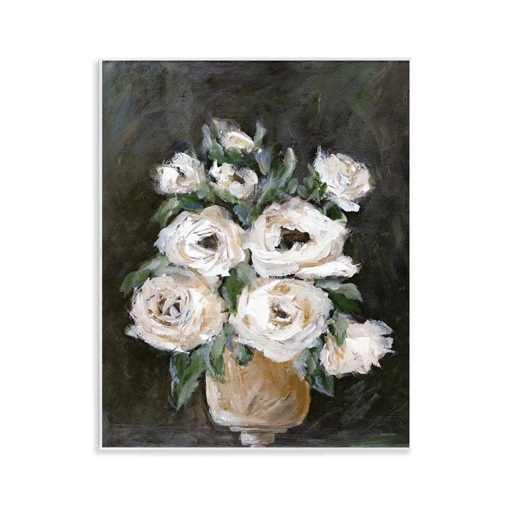 Roses on Black Still Life by Amanda Hilburn Unframed Nature Graphic Art Print 14 in. x 11 in. price history on PriceWatchPro