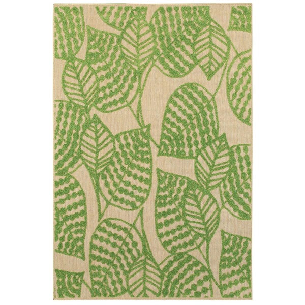 Home Decorators Collection Mali Green 5 ft. x 8 ft. Outdoor Patio Area Rug