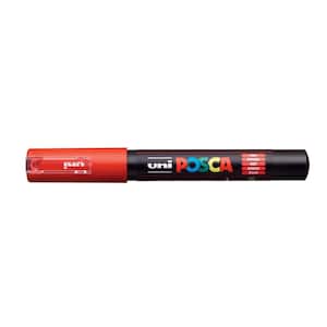 PC-1M Extra Fine Bullet Paint Marker, Red