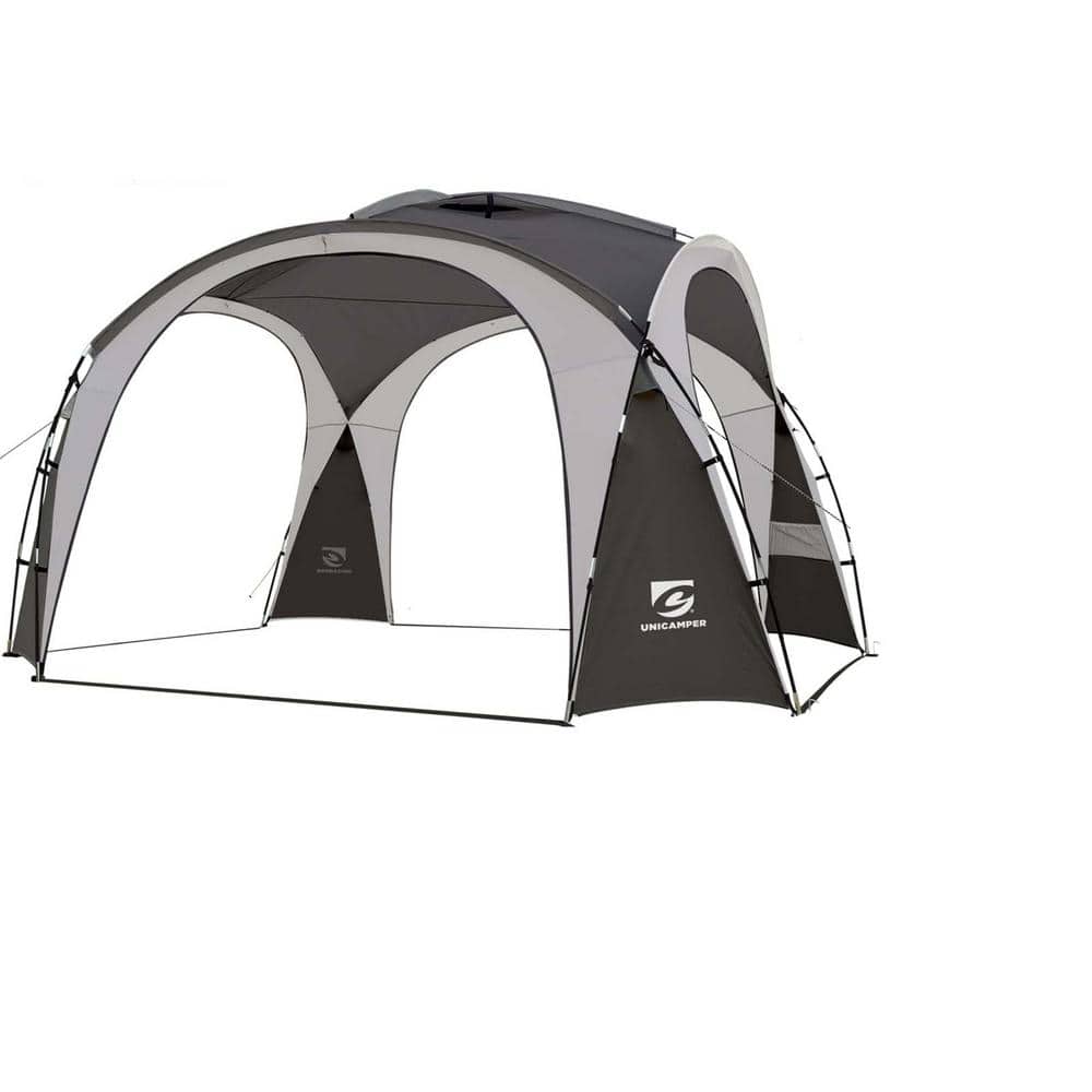 テント・タープ SHELTER G Charcoal 2025 New Version Zeus & Ruta Gray Large Sun Shelter for 9-12 People UPF50+