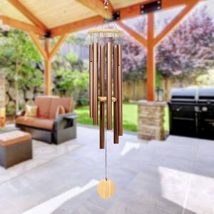 Large Outdoor Wind Chimes Metal Wooden Hanging Garden Ornament Window Decor 