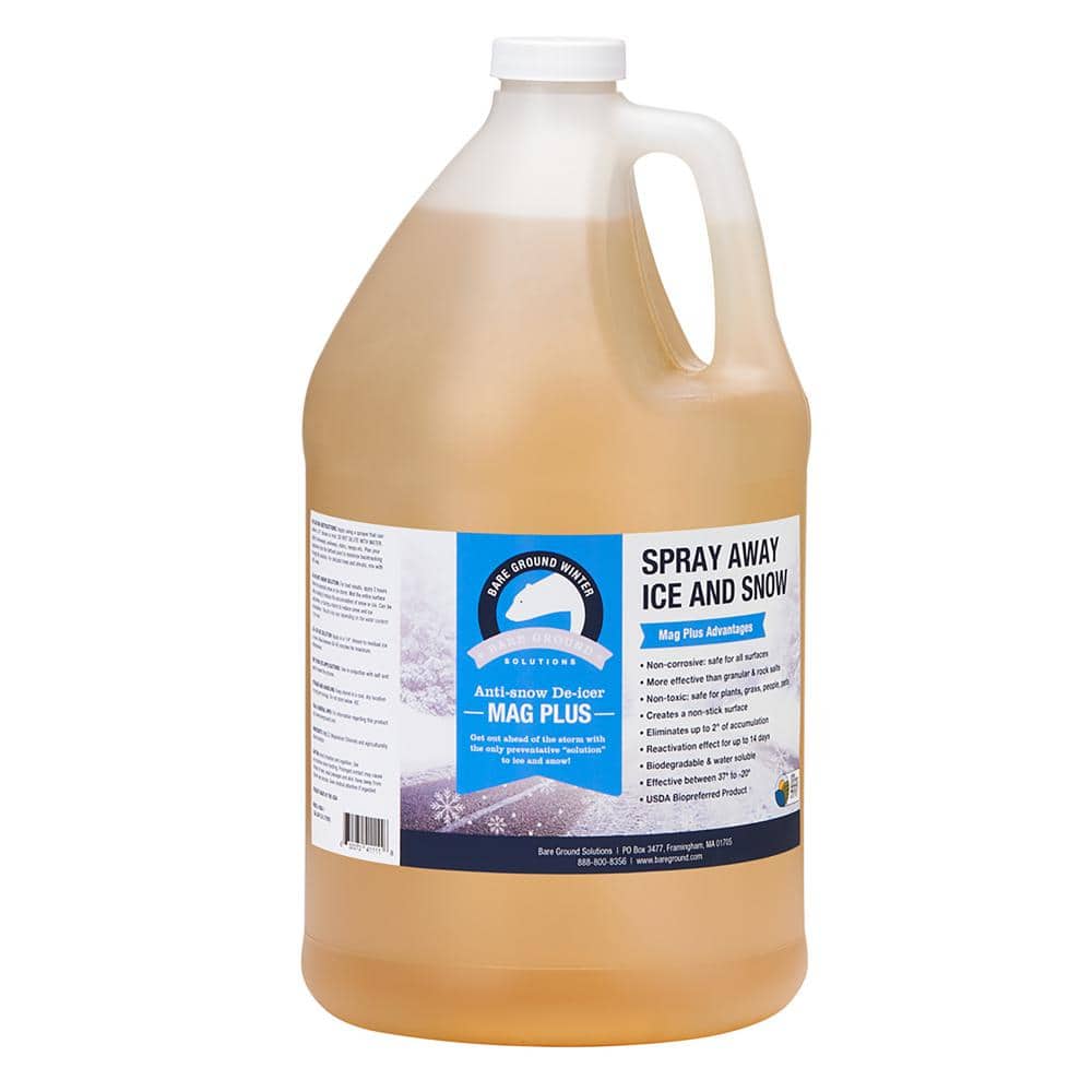 Bare Ground 1 Gal. Liquid AntiSnow/DeIcer Refill BGS1 The Home Depot