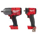 M18 FUEL 18V Lithium-Ion Brushless Cordless 1/2 in. and 3/8 in. Impact Wrench with Friction Ring (2-Tool)
