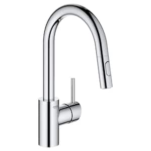 Concetto Single-Handle Dual Spray Pull-Out Sprayer Kitchen Faucet 1.75 GPM in StarLight Chrome