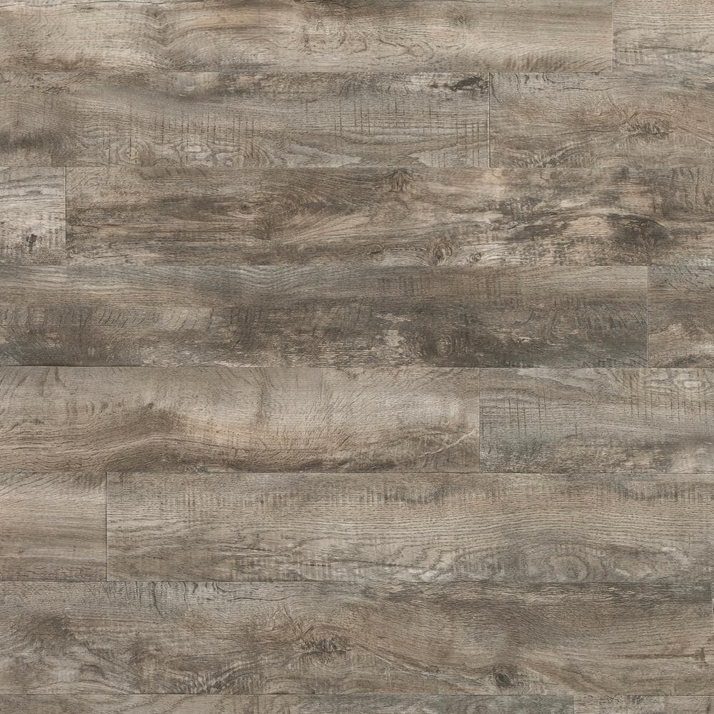 Mohawk Basics Waterproof Vinyl Plank Flooring in Sienna Brown 25mm, 7.5 x 7  Sample SPC1319478