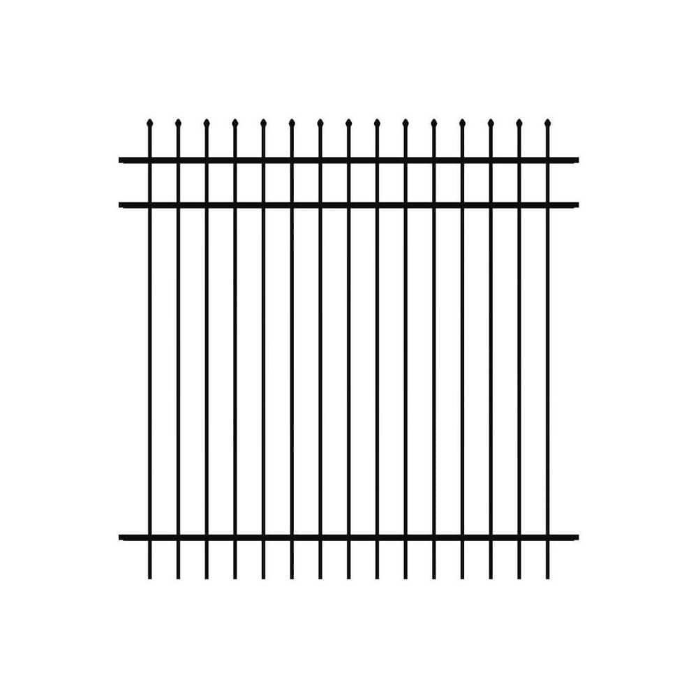 6 ft. H x 6 ft. W Osprey Black Aluminum Fence Panel price history on PriceWatchPro