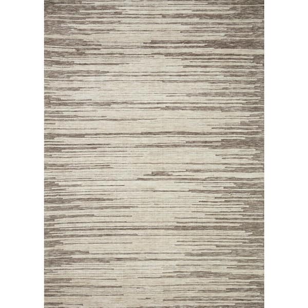 Loloi Neda Taupe / Stone 18 in. x 18 in. Sample Modern Ultra Soft Area Rug