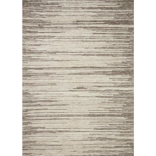 LOLOI II Neda Taupe/Stone 8 ft. 6 in. x 12 ft. Modern Ultra Soft Area Rug