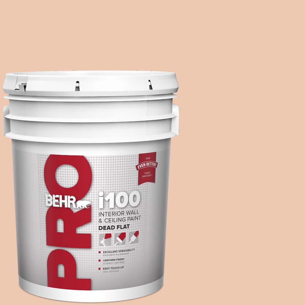 BEHR PREMIUM PLUS 1 gal. #MQ3-39 Sweet Pastel Flat Low Odor Interior Paint  & Primer 105001 - The Home Depot