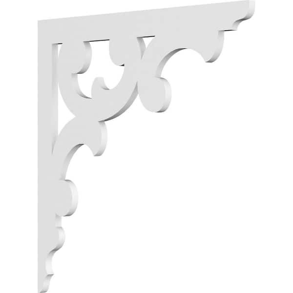 Ekena Millwork 5/8 in. W X 20 in. H X 20 in. D PVC Vienna Bracket