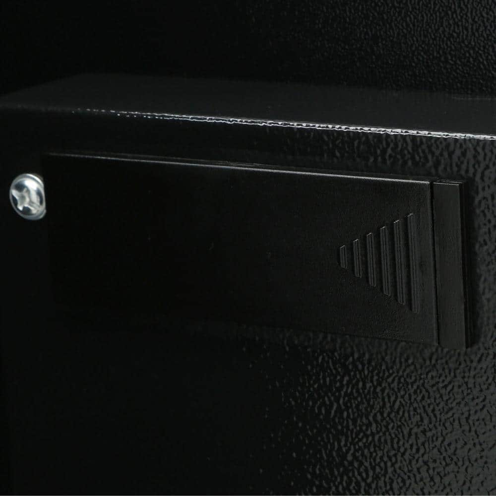 Large Black Steel Security Safe with Digital Lock and LED Display