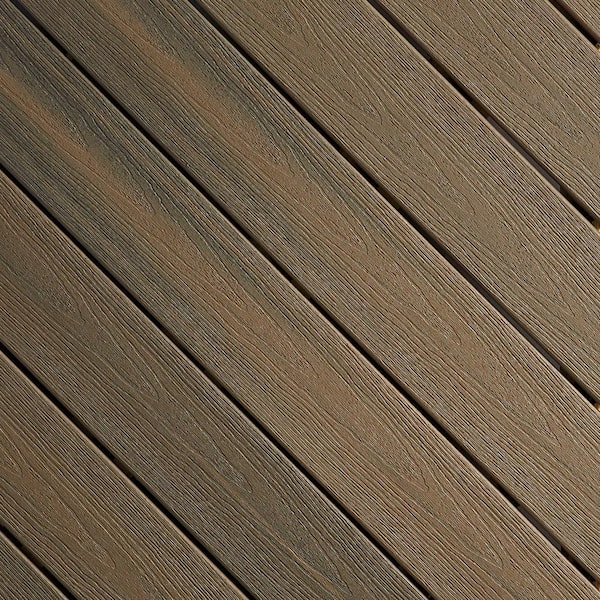 1x6-16' Sanctuary Fire Rated Composite Deck Board-Latte Square Edge (Actual Size:. 925" x 5.25") BRDSAN2FR LT