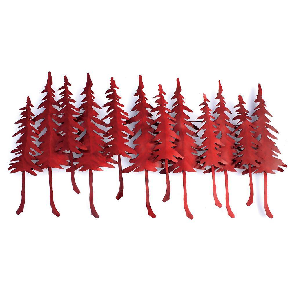 Peterson Artwares Metal Fall Forest Wall Mountable Original Artwork TY5063 The Home Depot