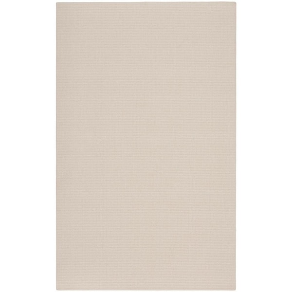 Terrain Blanc 8 ft. x 10 ft. Custom Area Rug with Pad