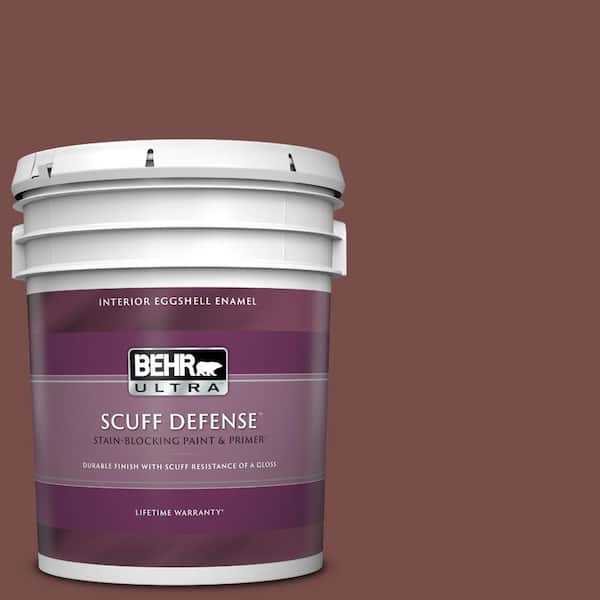 BEHR ULTRA 5 gal. #170F-7 Leather Bound Extra Durable Eggshell Enamel Interior Paint & Primer