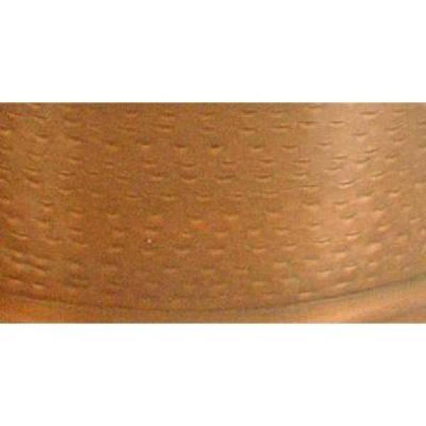 14in Antique Copper Round Metal Planter