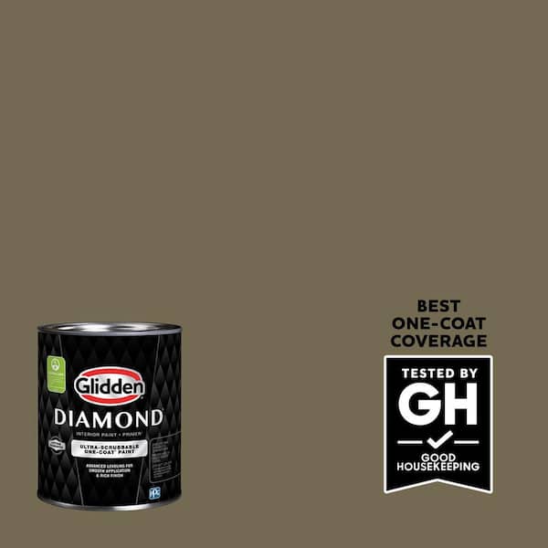 Glidden Diamond 1 qt. PPG1026-7 Hip Waders Flat Interior Paint with Primer