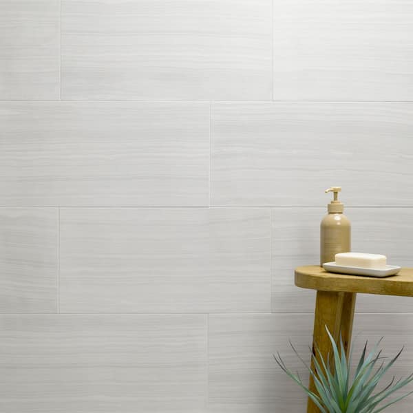 ムサシ&TRINITY MSI Trinity Ivory 12 in. x 24 in. Matte Porcelain Stone Look