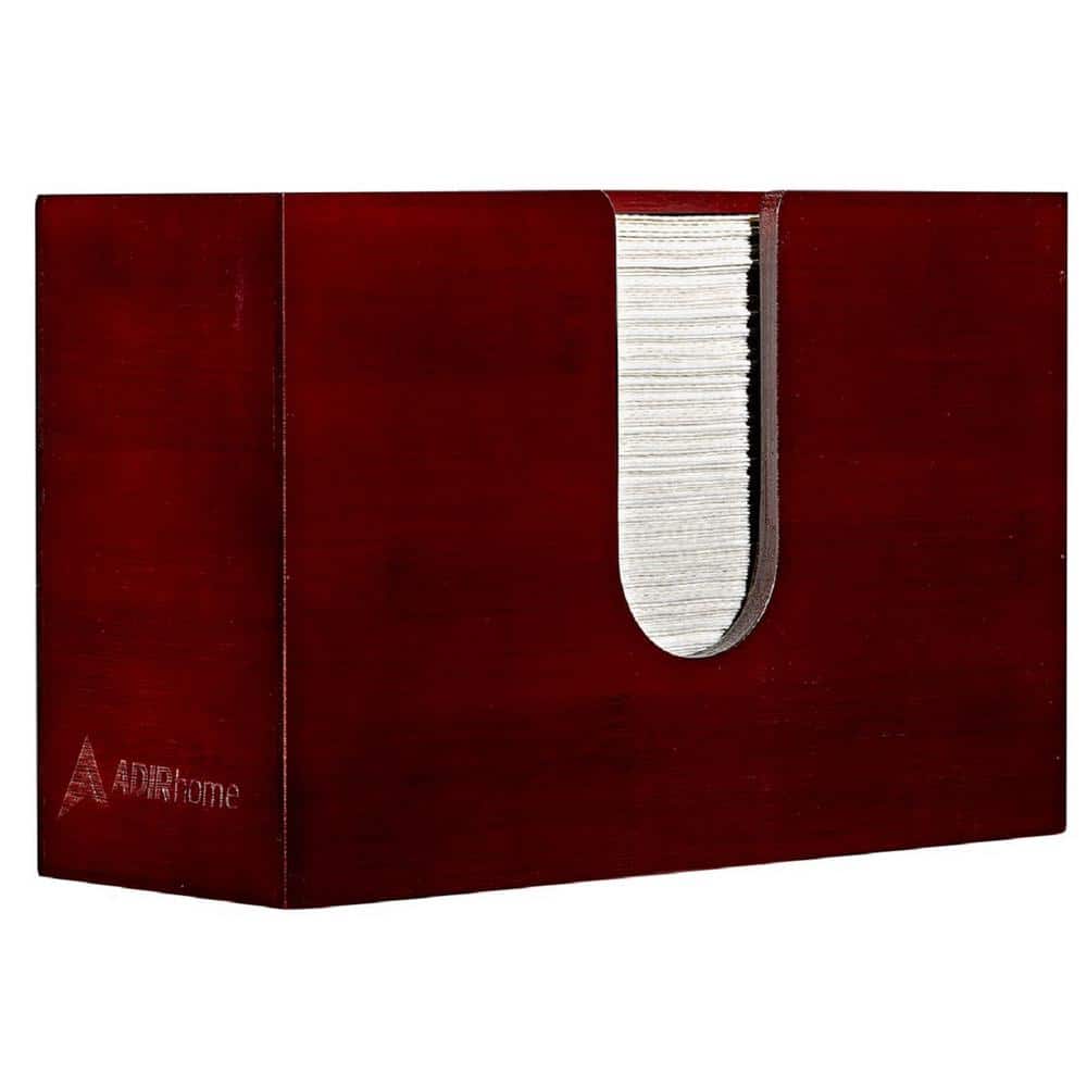 Espresso Bamboo Paper Towel Dispenser
