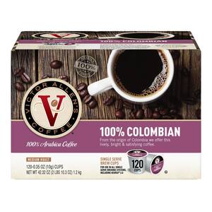 100% Colombian Coffee Medium Roast Single Serve Coffee Pods for Keurig K-Cup Brewers (120 Count)