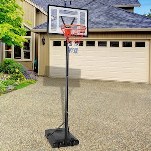Portable Basketball Hoop/Goal with 7 ft. to 10 ft. H Adjustment for Youth and Adults