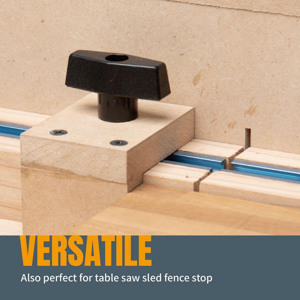 Universal Blue Aluminum T-Track Kit with Hardware