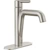 Delta Nicoli Single Hole Single-Handle Bathroom Faucet in Stainless 15849LF-SS - The Home Depot