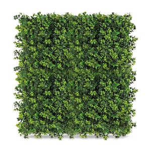Mix Leaf 20 in. X 20 in. Artificial Foliage Hedges Panel 4 Pieces