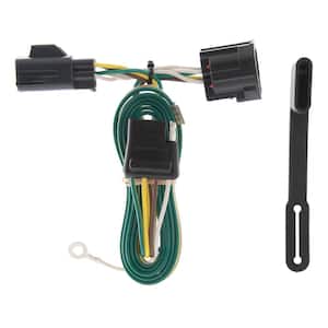 Vehicle-Side Custom Vehicle Trailer Wiring Harness for Towing, 4-Pin Trailer Wiring for Select Jeep Wrangler