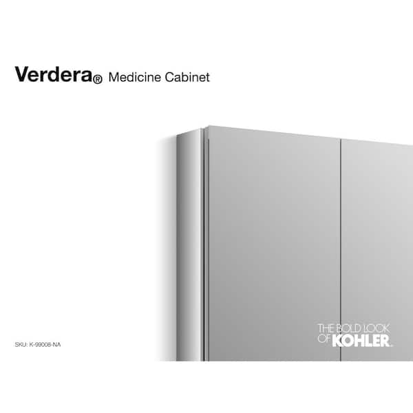 KOHLER Verdera 34 in. W x 30 in. H Recessed Medicine Cabinet K