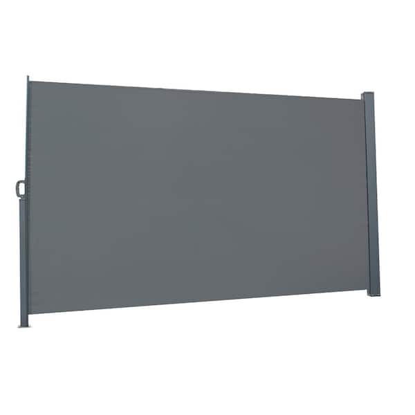 Karl home 63 in. Aluminum Privacy Screen Garden Fence