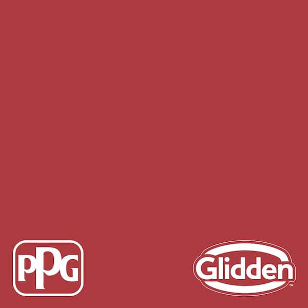 Glidden 8 oz. PPG1187-7 Red Gumball Satin Interior Paint Sample