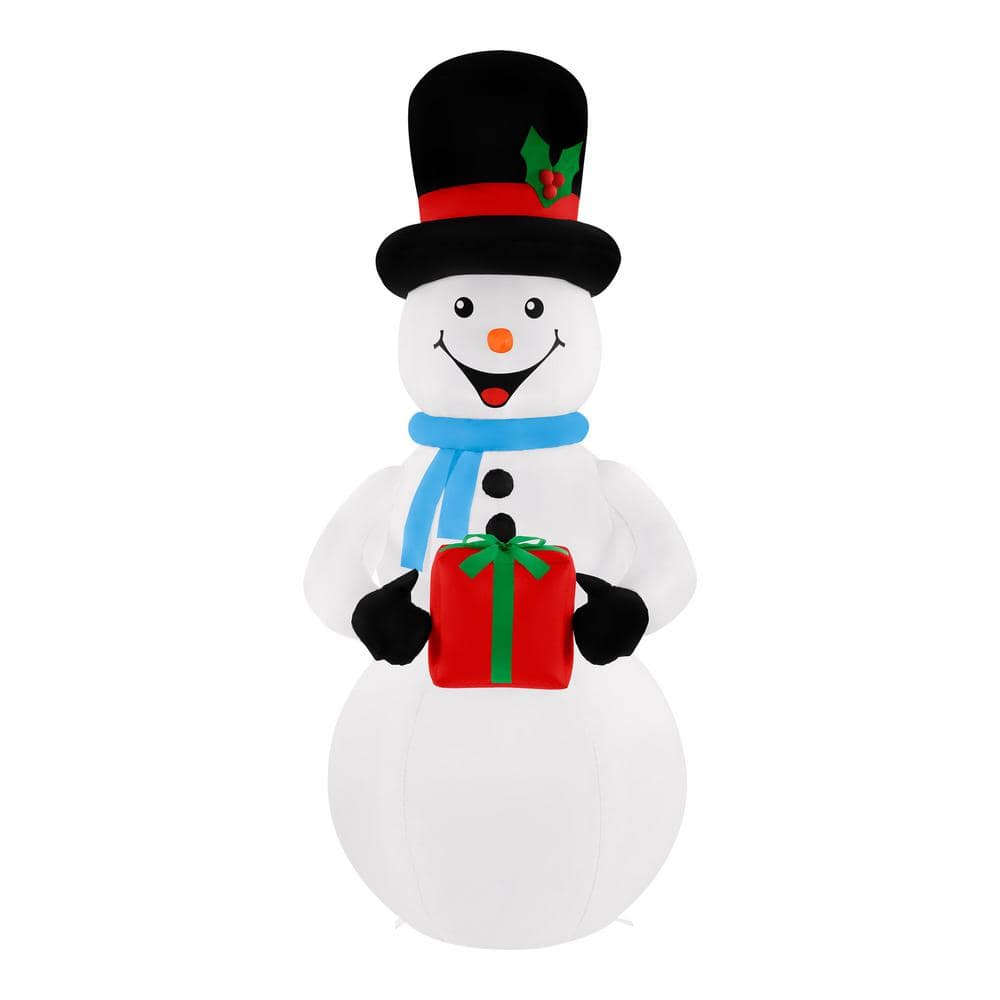 Home Accents Holiday 6 5 Ft Pre Lit Led Airblown Snowman Christmas