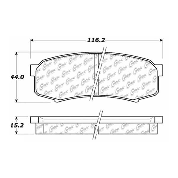 Centric Parts Disc Brake Pad Set