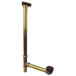 22 in. Linear Tip-Toe Drain Bath Waste and Overflow, Oil Rubbed Bronze